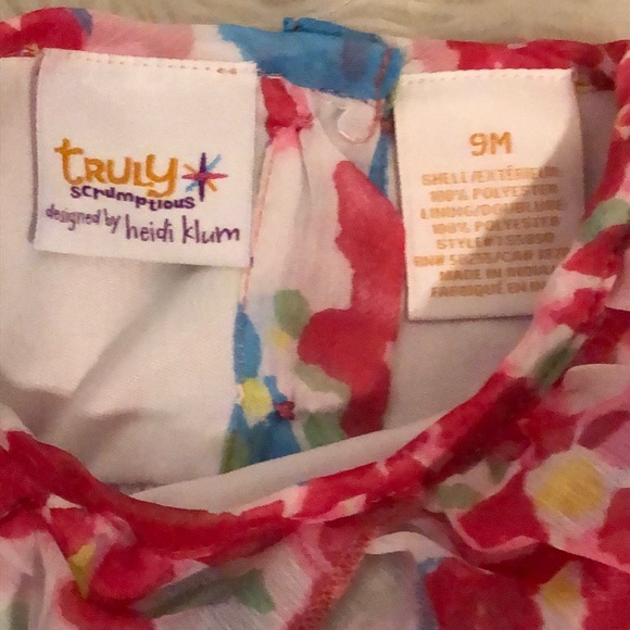 TRULY SCRUMPTIOUS-HEIDI KLUM-SHEER LAYERED DRESS - Picture 6 of 6